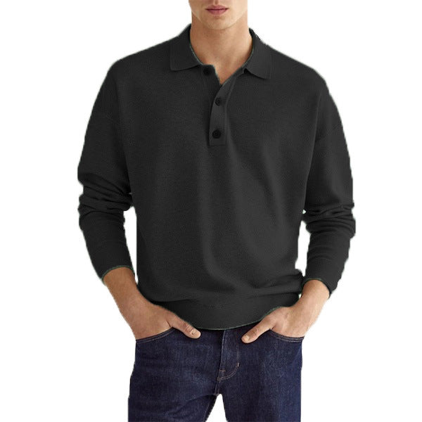 William | Long-sleeved Cashmere Polo Shirt