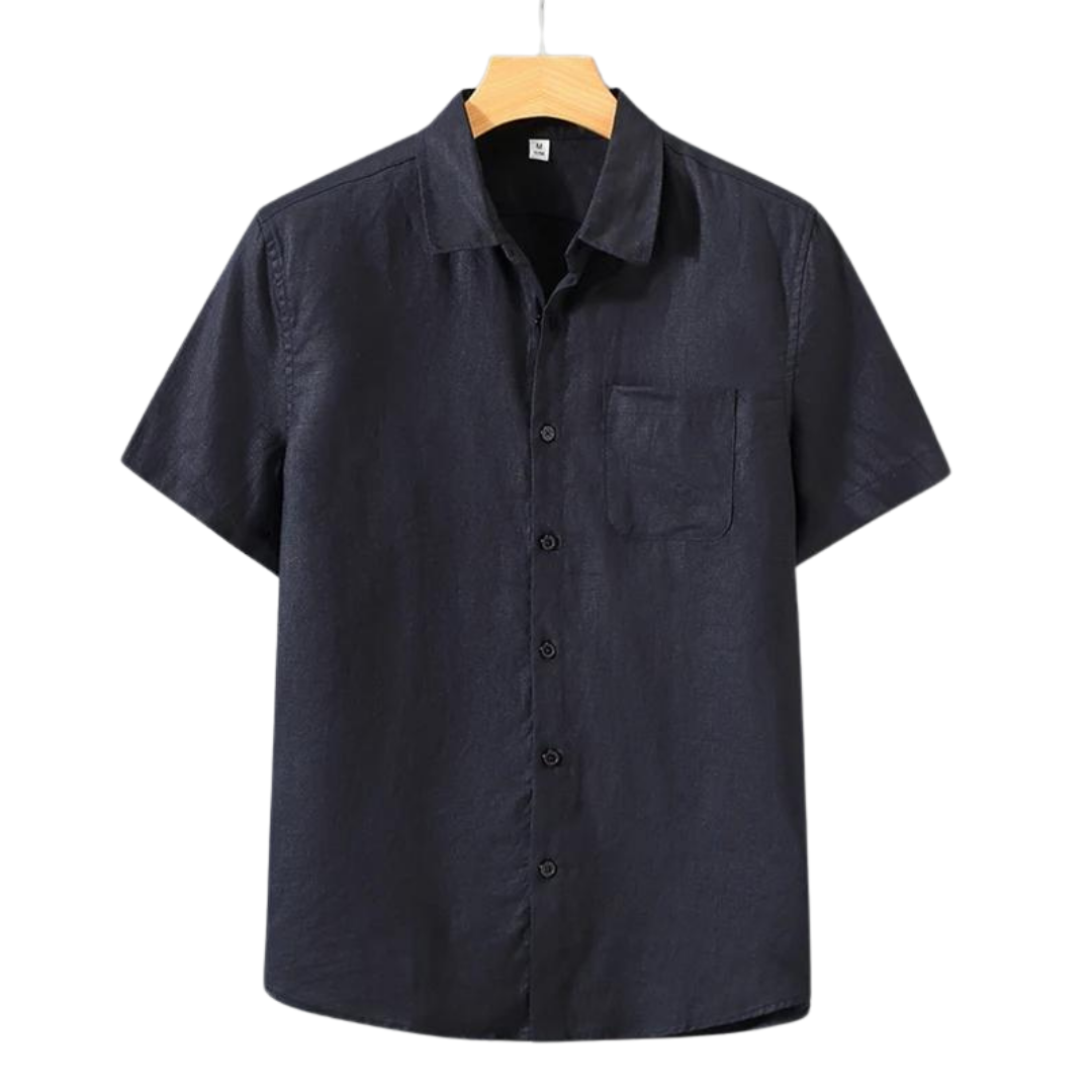 Jude | Linen Short Sleeve Shirt