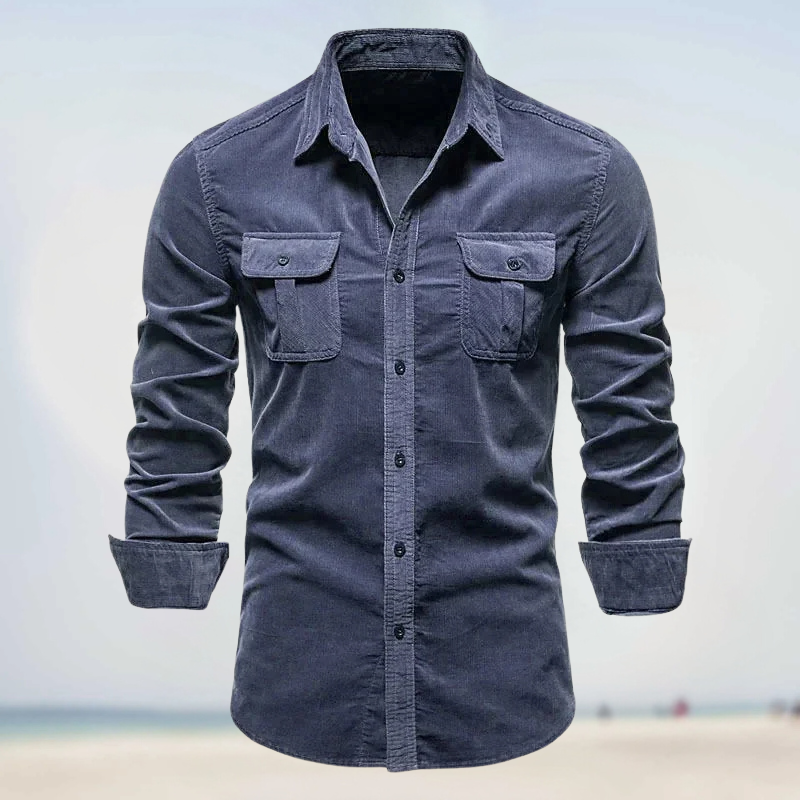 Jeffrey | Corduroy Button-Up Shirt