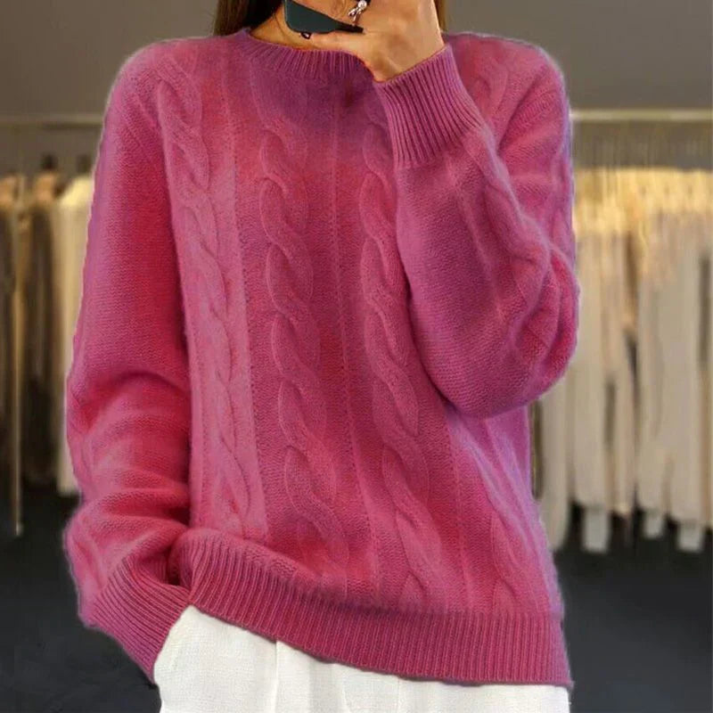 Phoebe | Braided Sweater