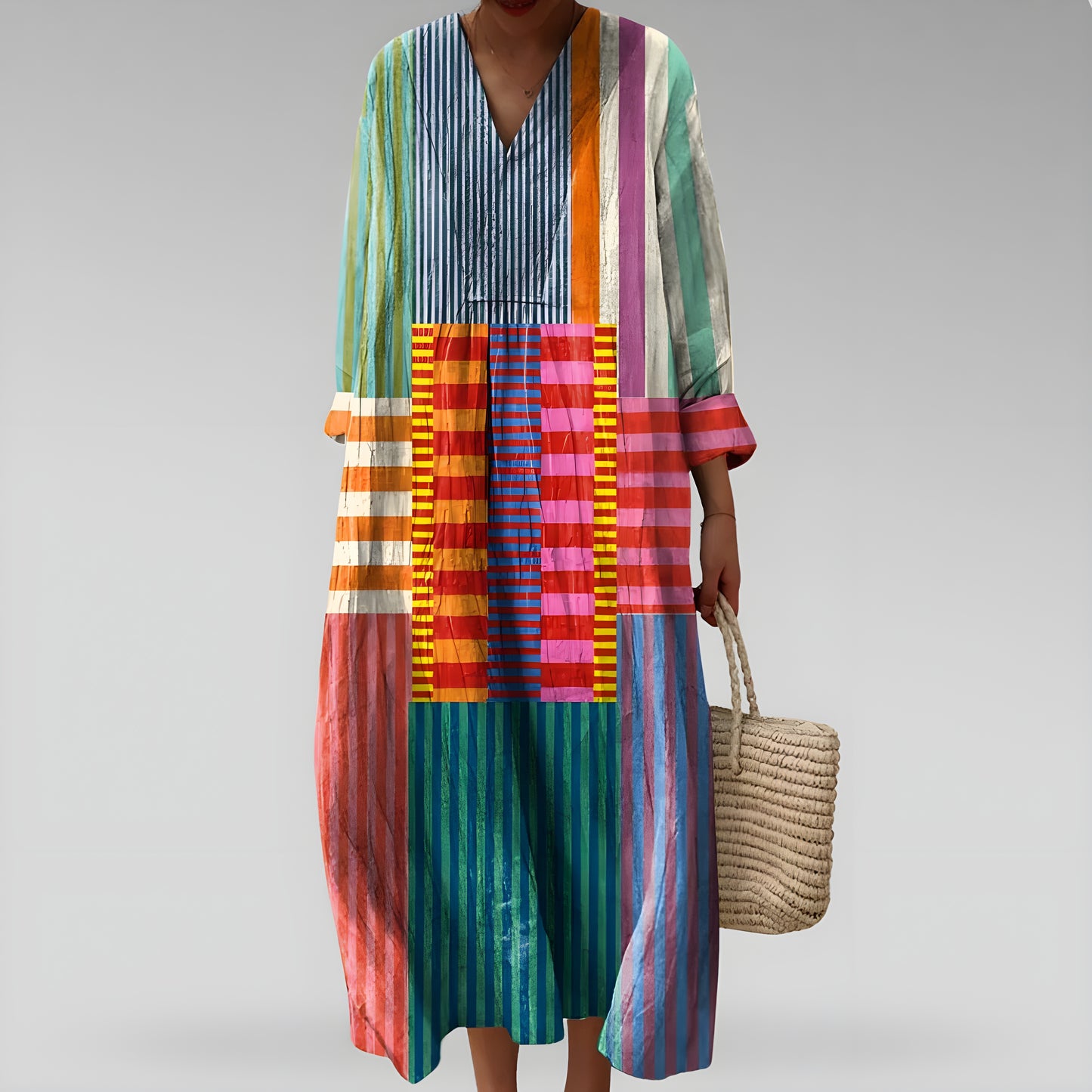 Isla | Colorblock Breeze Maxi Dress