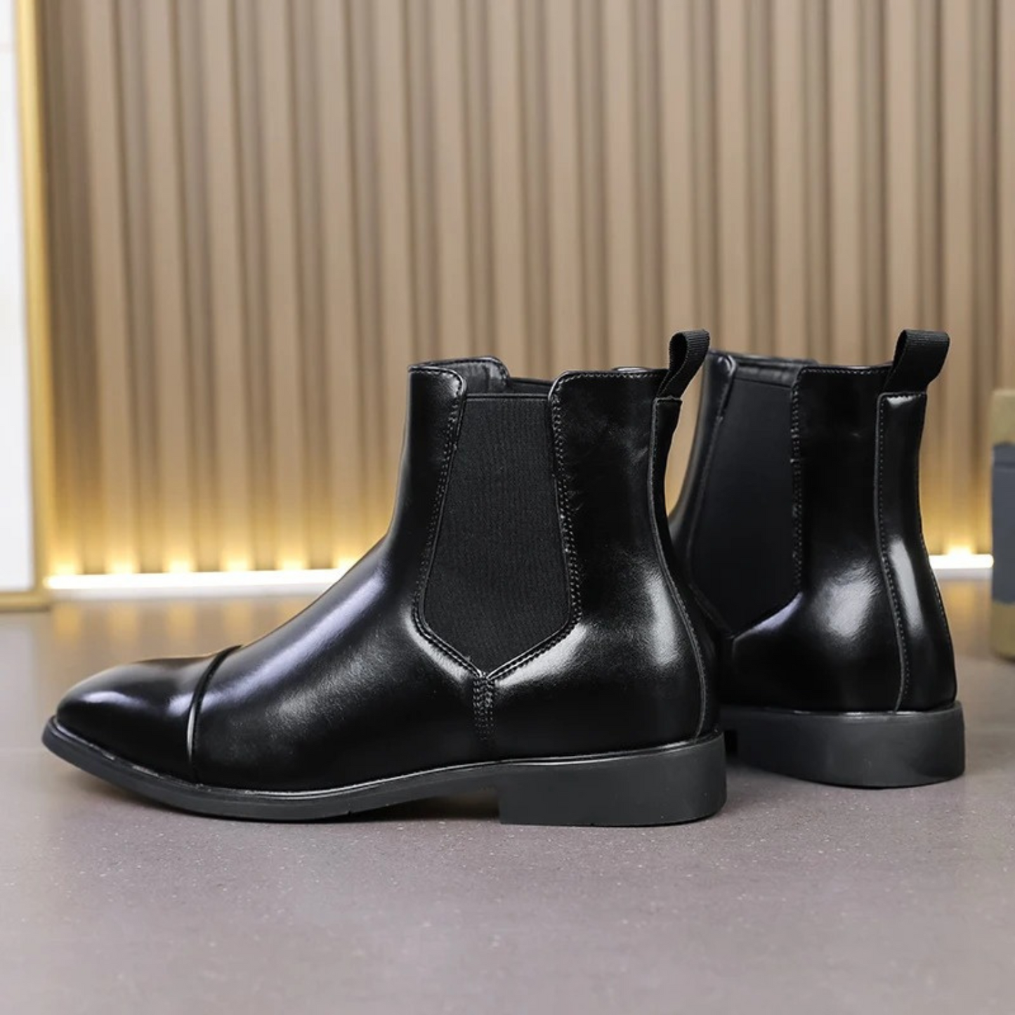 Franzese Genuine Leather Chelsea Boots