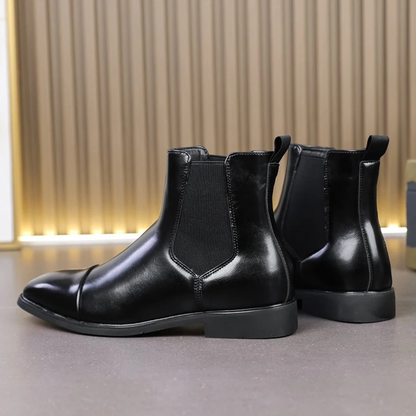 Franzese Genuine Leather Chelsea Boots