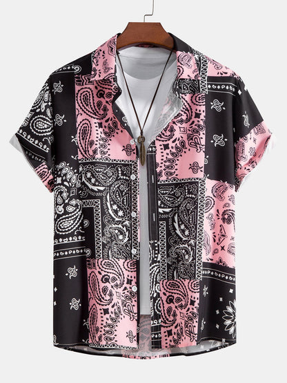 Keith | Print Button Up Shirt