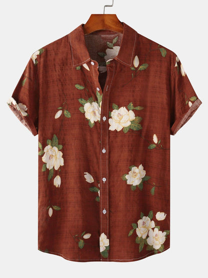 Parkham | Floral Print Button Up Shirt