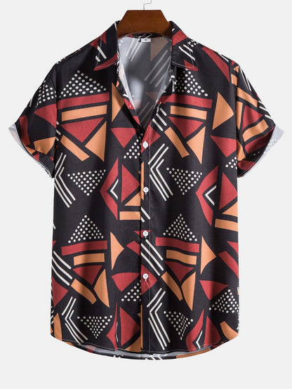 Vince | Geometric Print Shirt