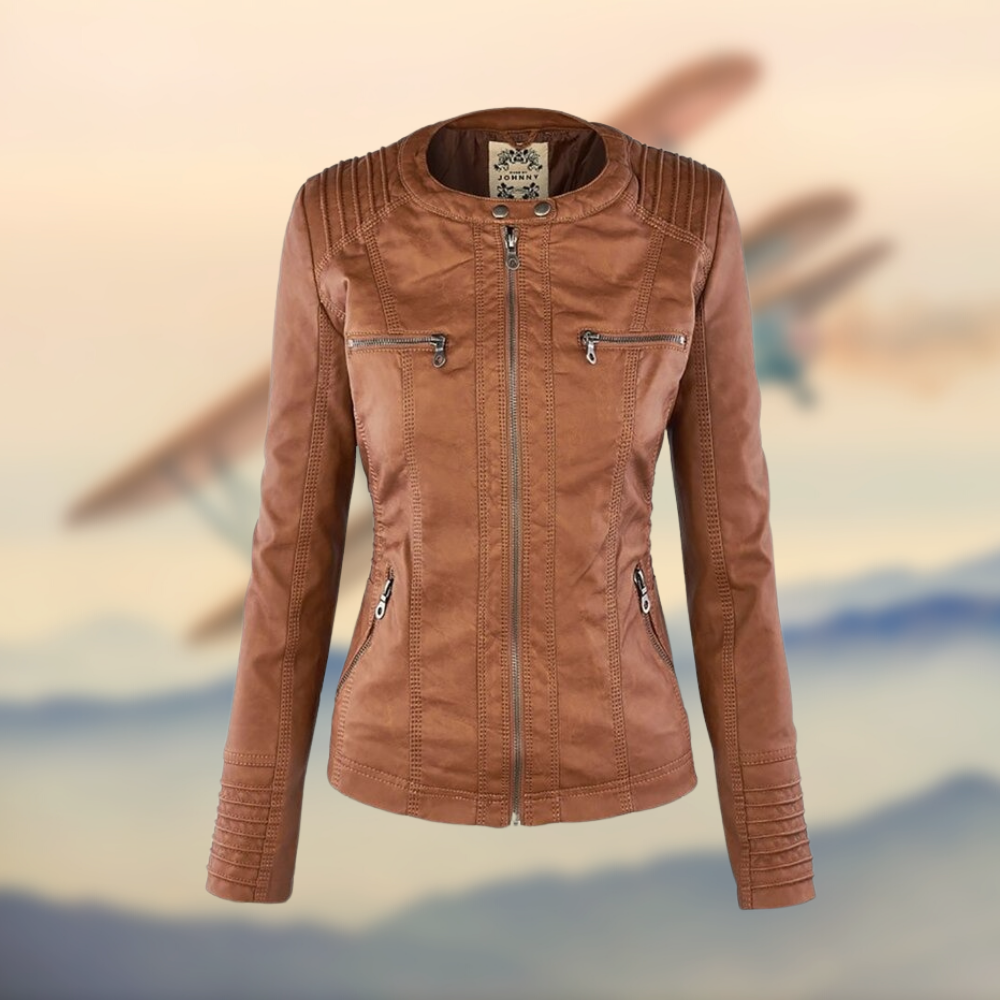 Ava | Italian leather jacket