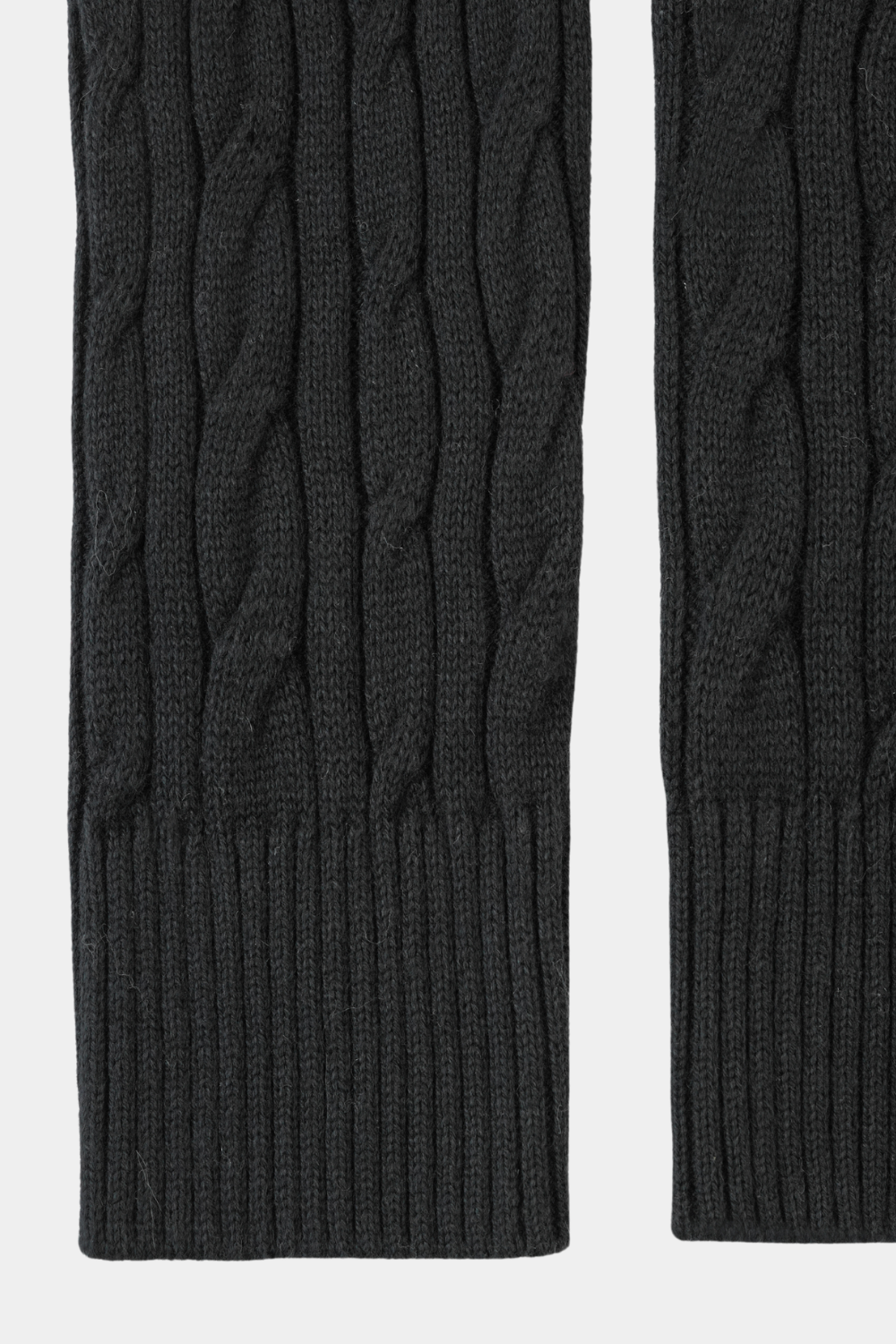 Gordon | Cashmere Cable Knit Full-Zip Sweater