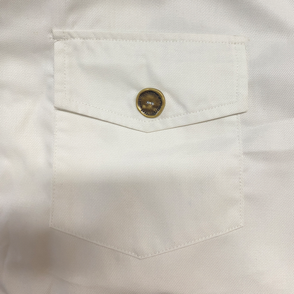 Men's Classic Casual Solid Color Slim Fit Multi-Pocket Short Sleeve Shirt 39582391K