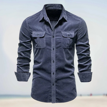 Jeffrey | Corduroy Button-Up Shirt