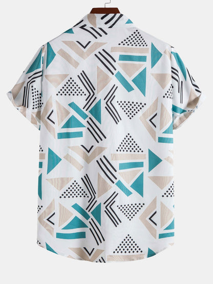 Vince | Geometric Print Shirt