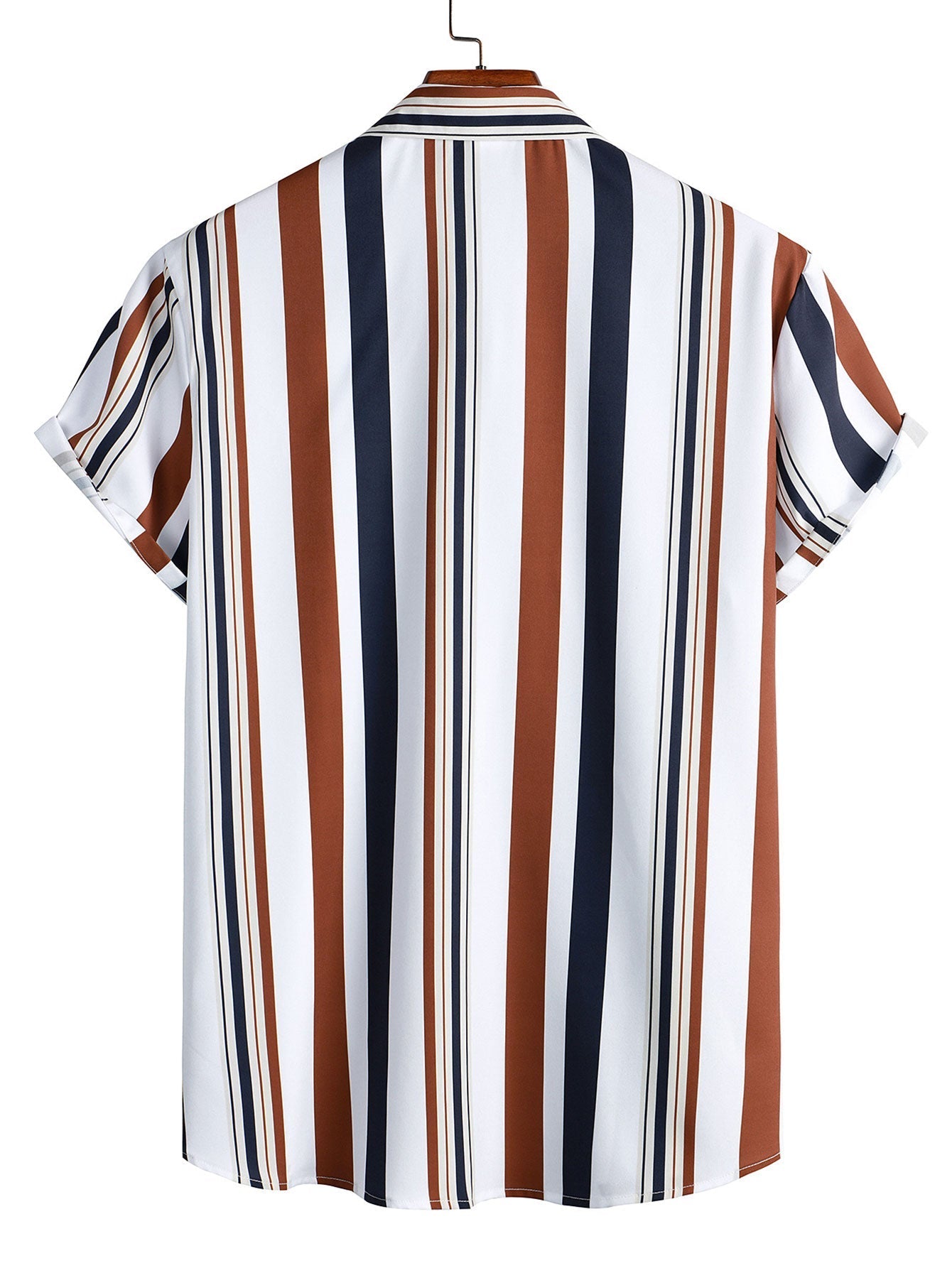 Spencer | Colored Striped Print Shirt