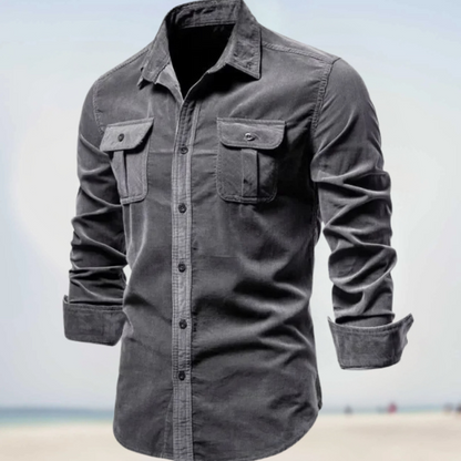 Jeffrey | Corduroy Button-Up Shirt