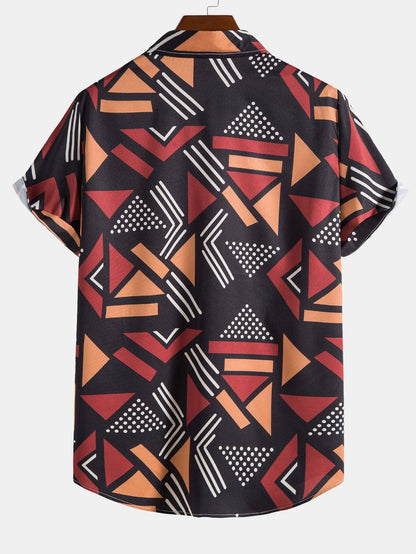 Vince | Geometric Print Shirt