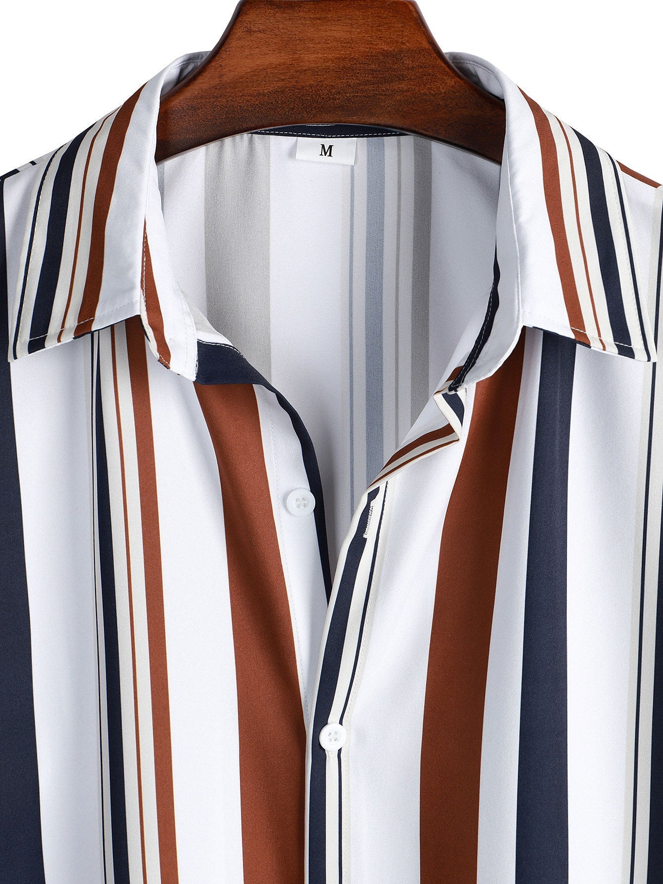 Spencer | Colored Striped Print Shirt