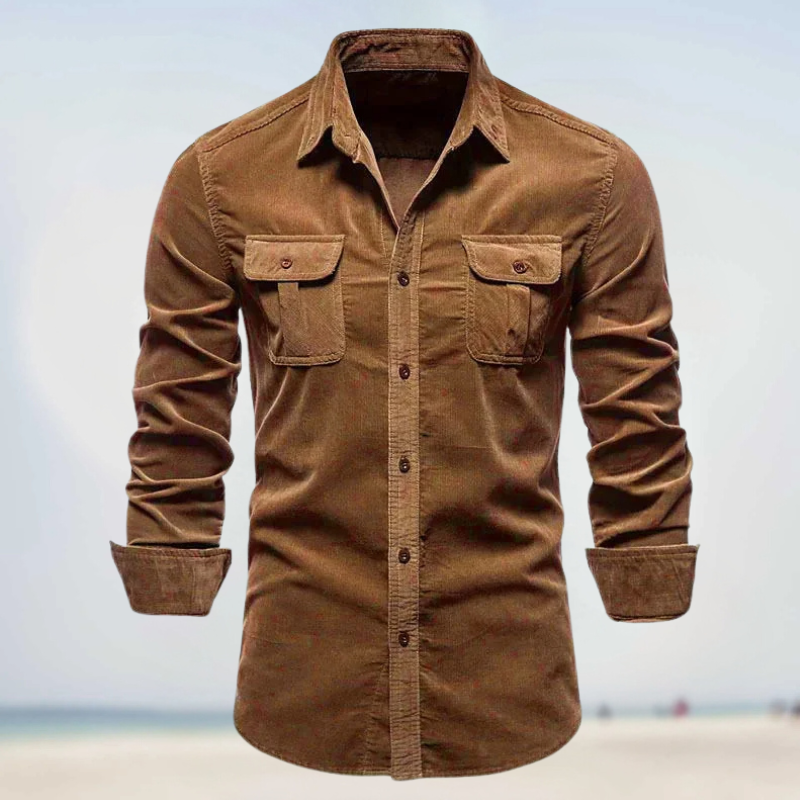 Jeffrey | Corduroy Button-Up Shirt