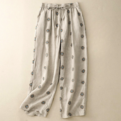 Nathalie | 100% Linen Pants