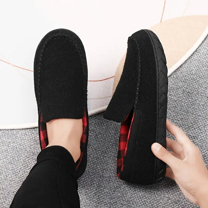 CasaWear™ | Warm Fleece Slip-On With Non-Slip Soles