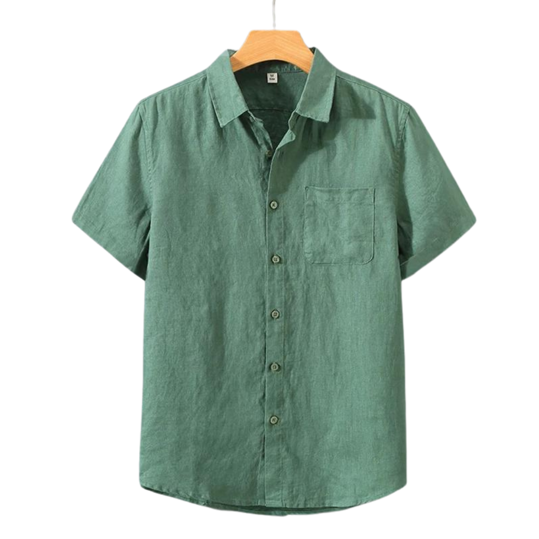 Jude | Linen Short Sleeve Shirt