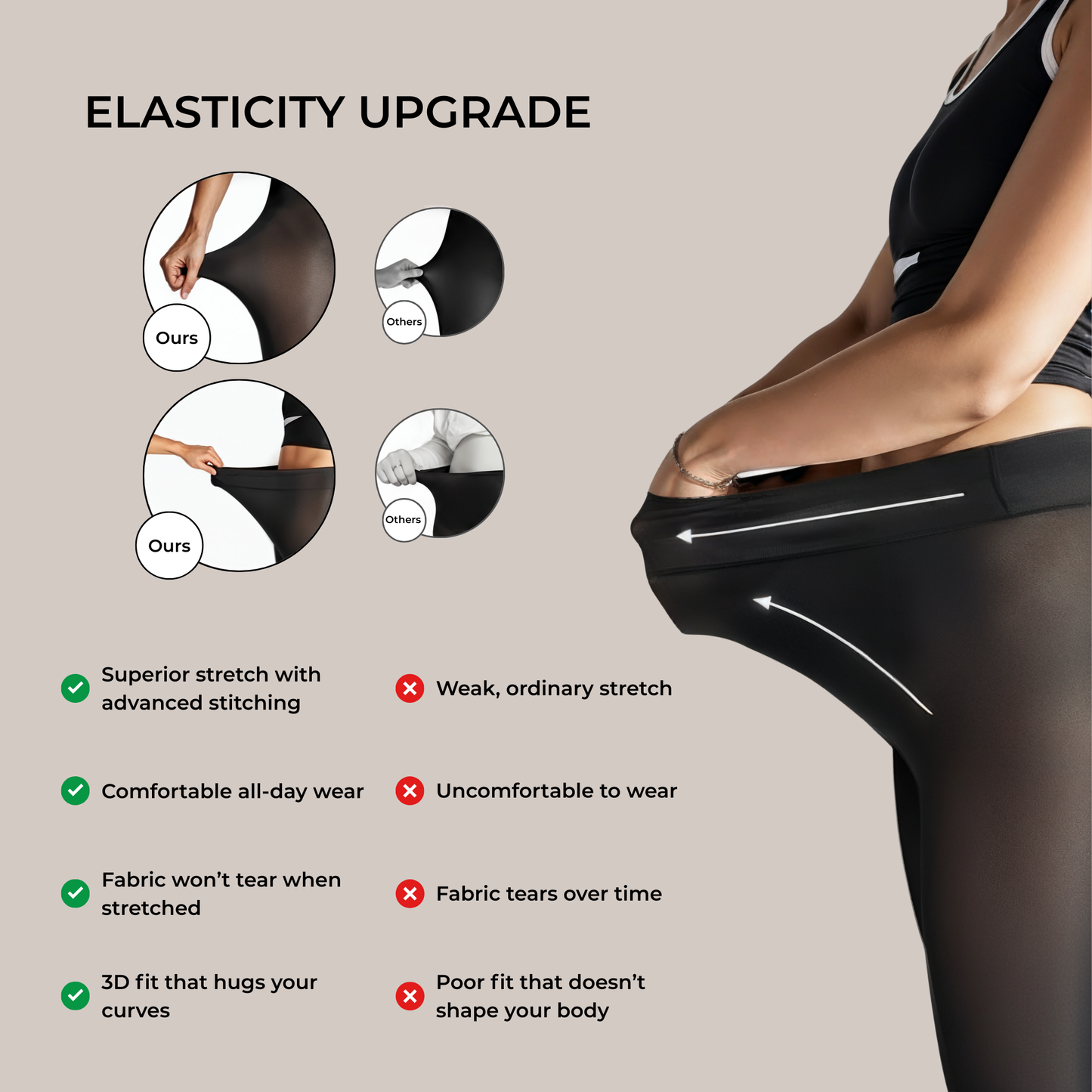 Tummy Covering Fleece Lined Tights