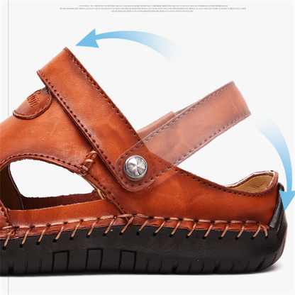 Robin | Leather Sandals with Secure Support