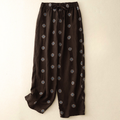 Nathalie | 100% Linen Pants