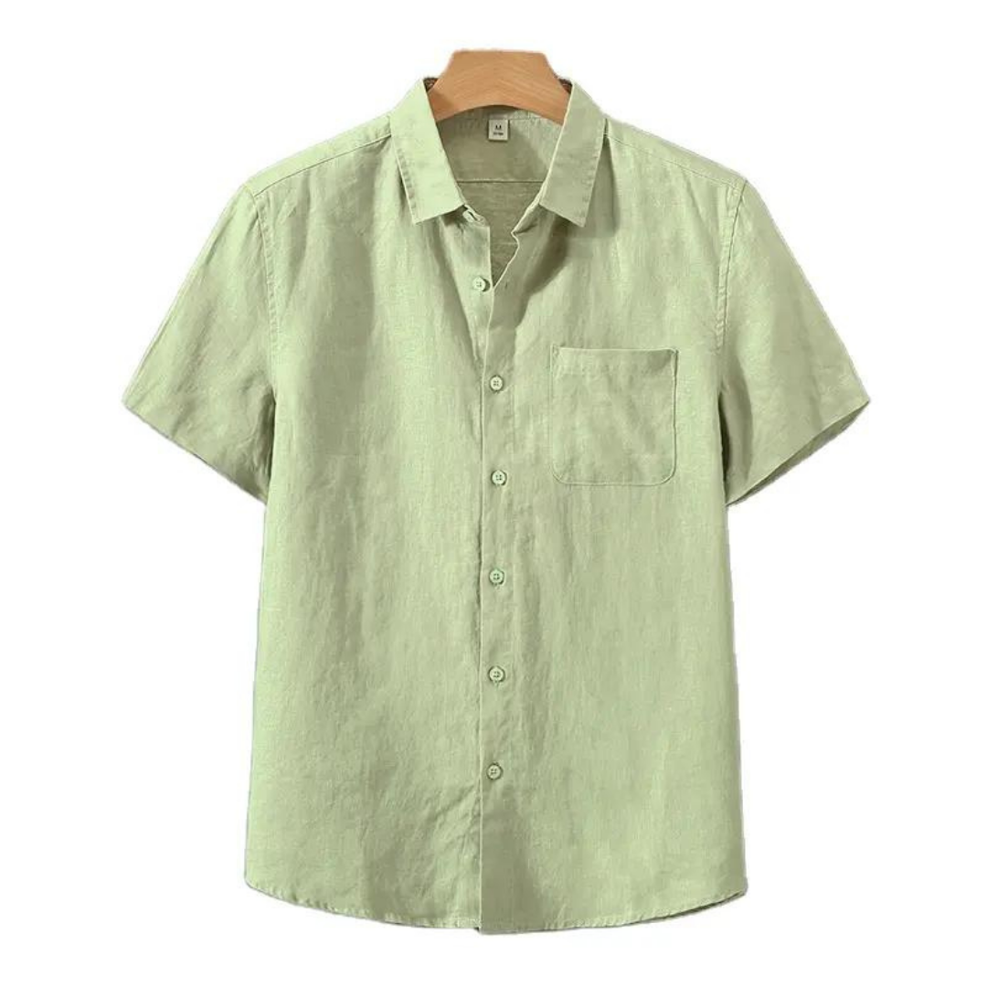 Jude | Linen Short Sleeve Shirt
