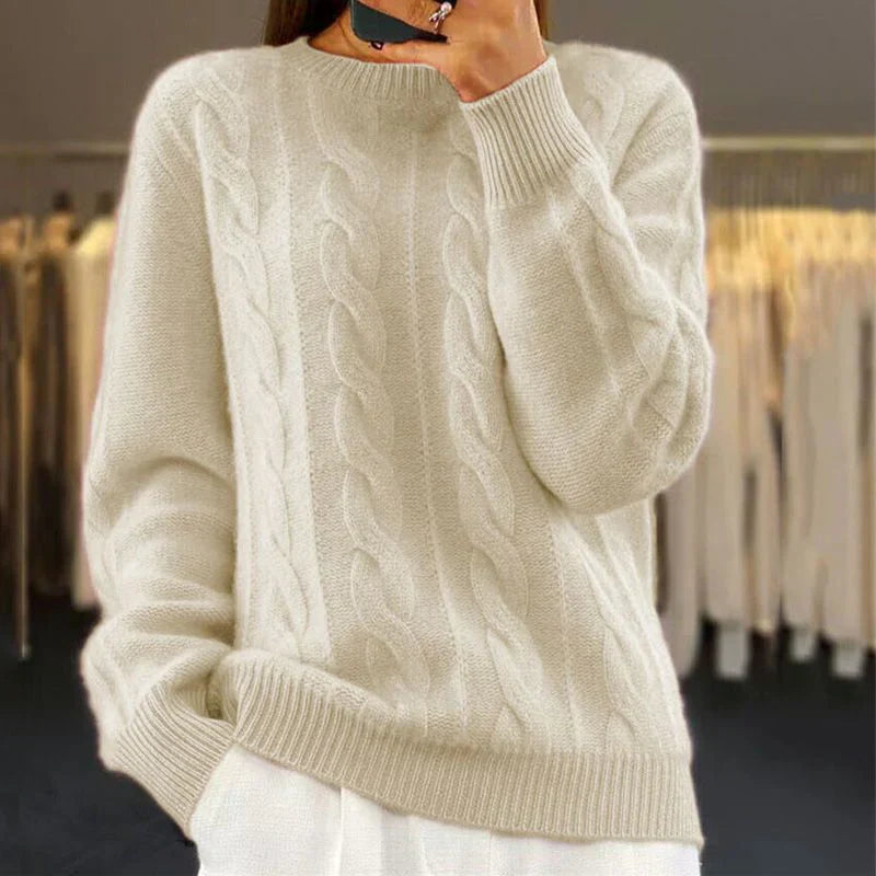 Phoebe | Braided Sweater