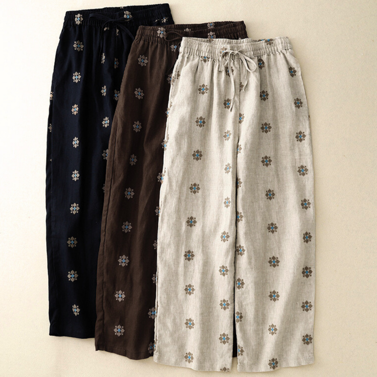 Nathalie | 100% Linen Pants