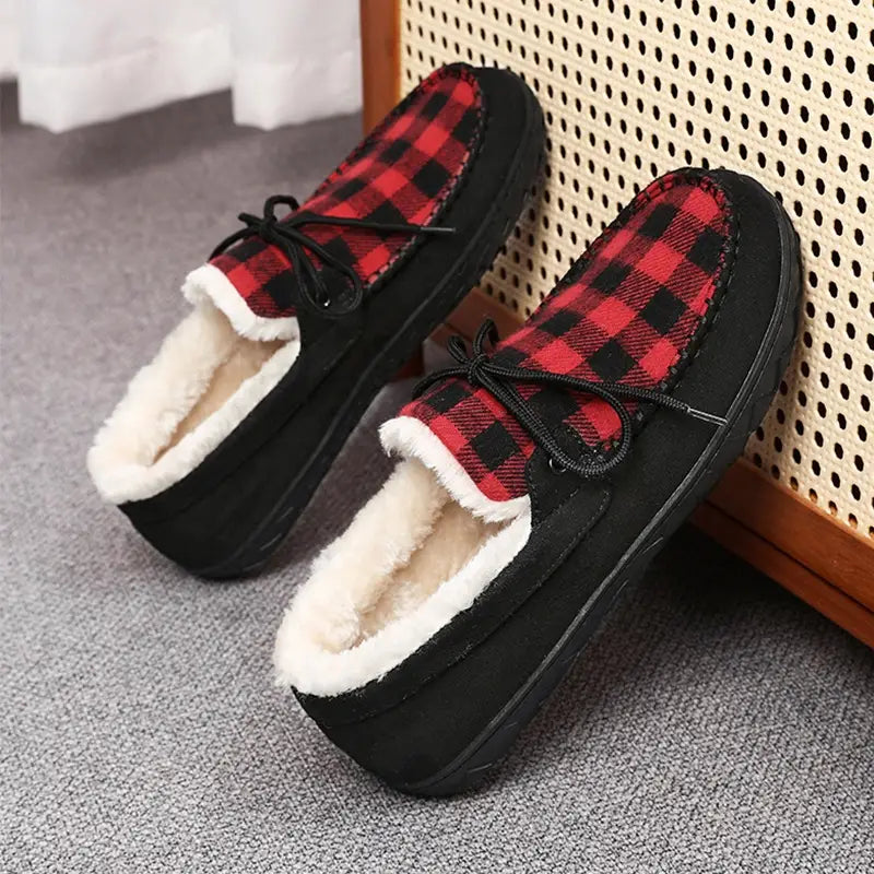 CozyLuxe™ | Warm Fleece Shoes With Non-Slip Soles