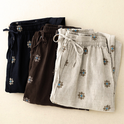 Nathalie | 100% Linen Pants