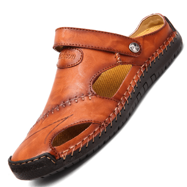 Robin | Leather Sandals with Secure Support
