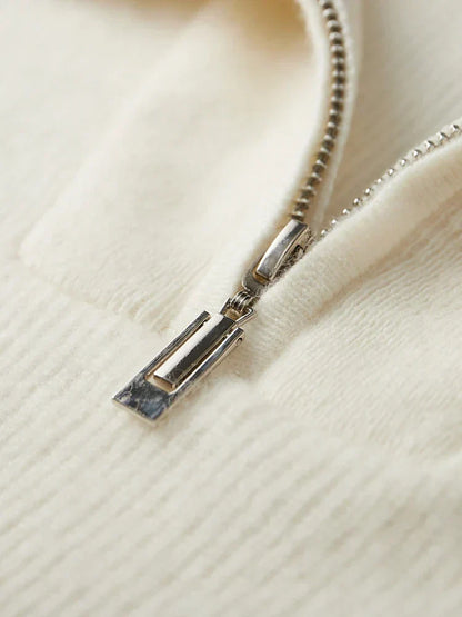 Cuthbert | 100% Cashmere Half-Zip Sweater