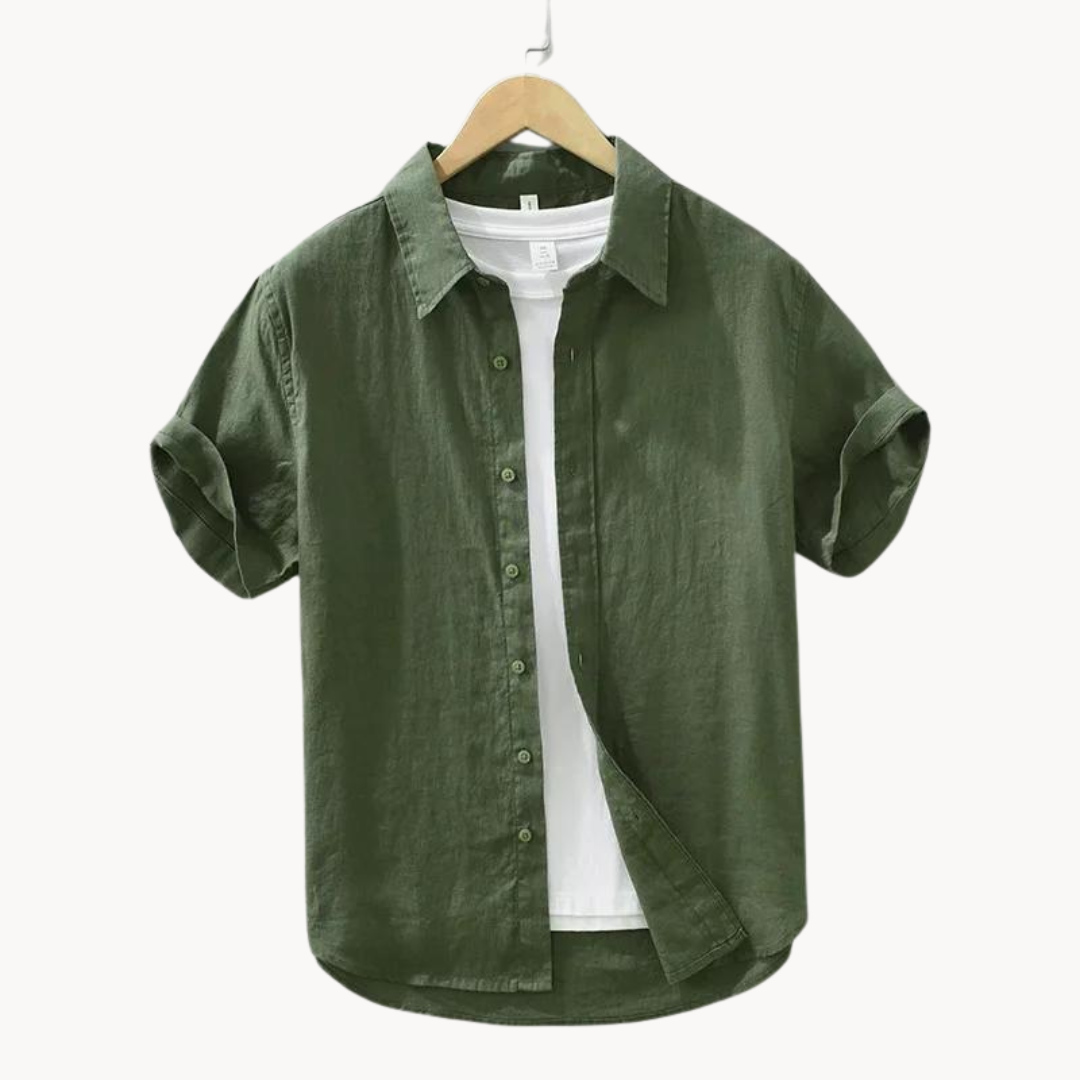 Vicenza | Linen Short Sleeve Shirt