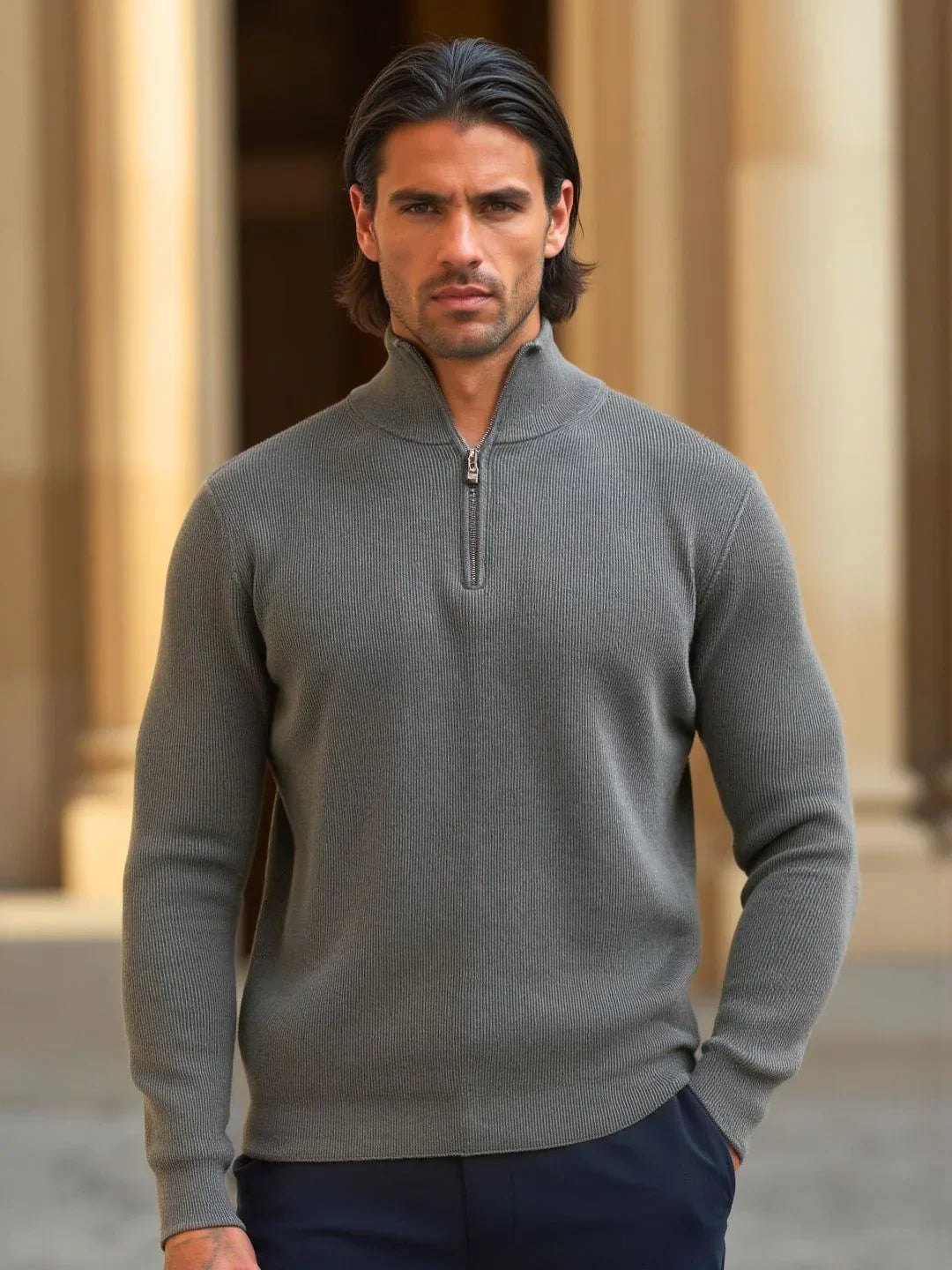 Kersey | Zipped Sweater