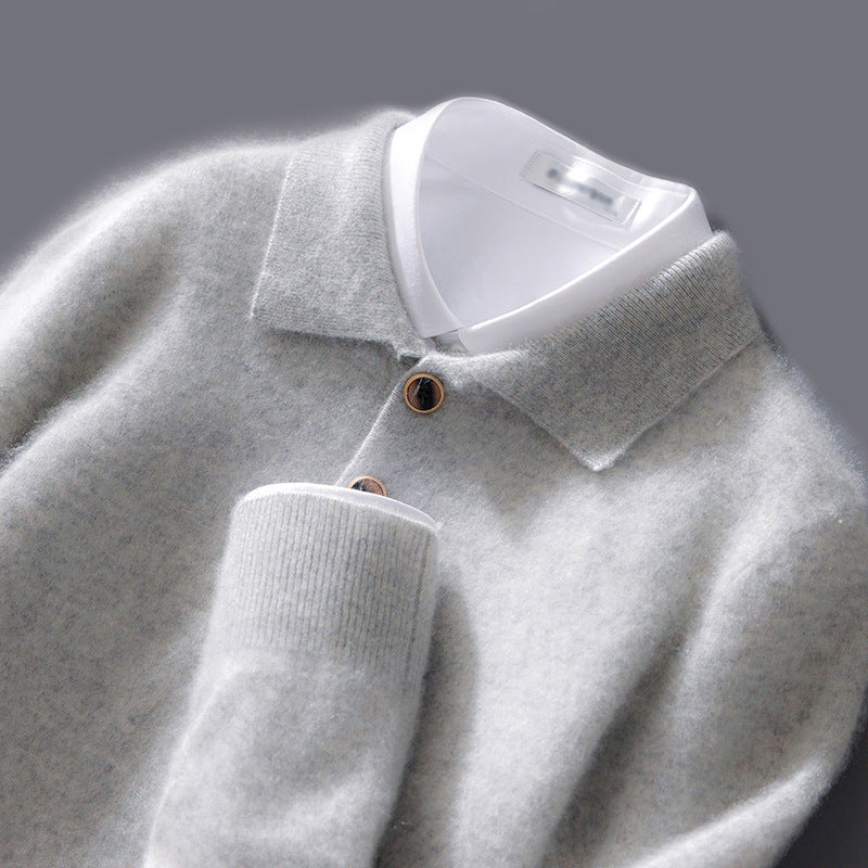 Joshua | Cashmere Polo Sweater