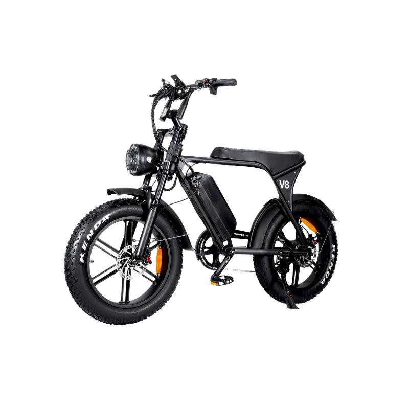OUXI V8 3.0 C80 Fatbike – Achterzitje + Telefoonhouder + Voetsteuntjes + Alarmsysteem