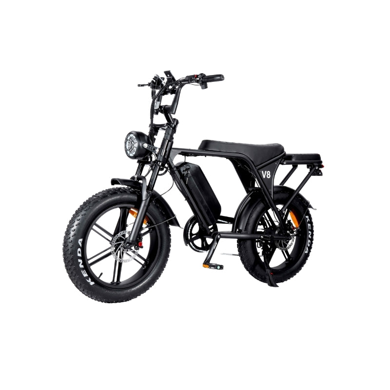 OUXI V8 3.0 C80 Fatbike – Achterzitje + Telefoonhouder + Voetsteuntjes + Alarmsysteem