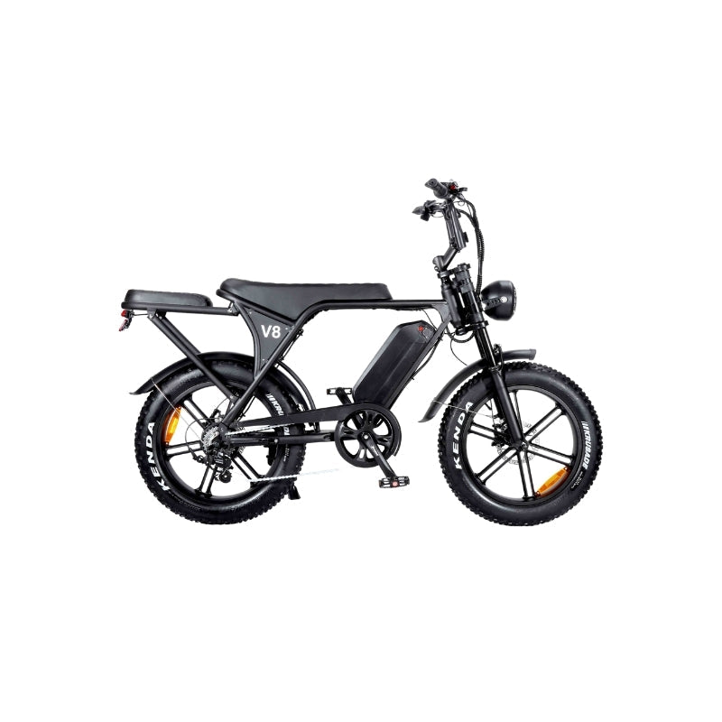 OUXI V8 3.0 C80 Fatbike – Achterzitje + Telefoonhouder + Voetsteuntjes + Alarmsysteem