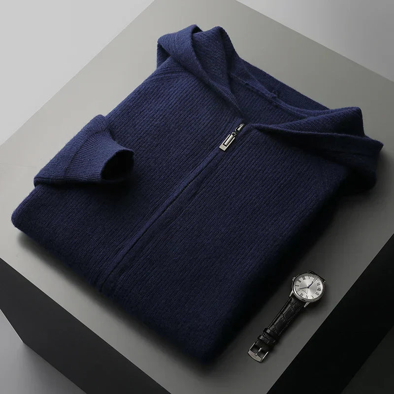 Leopold | Wool Zip Hoodie