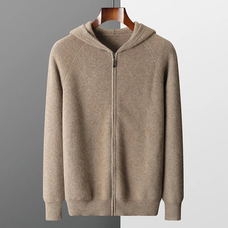 Leopold | Wool Zip Hoodie