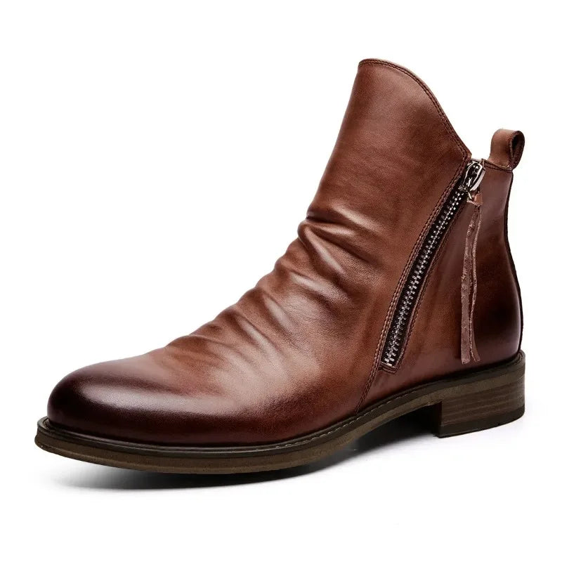 Jonathan | Genuine Leather Chelsea Boots