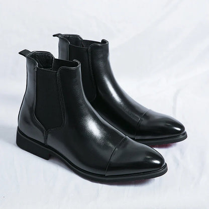 Franzese Genuine Leather Chelsea Boots