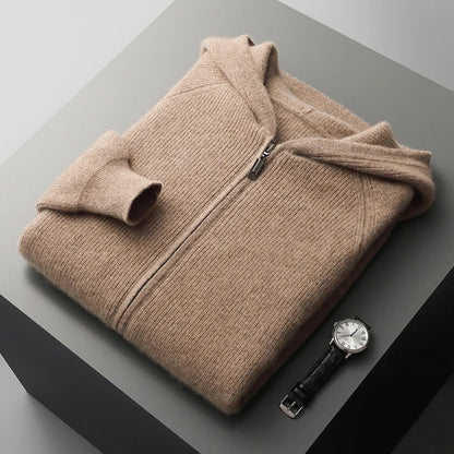 Leopold | Wool Zip Hoodie