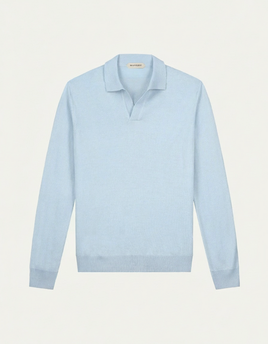 Hudson™ | Buttonless Polo 100% Cashmere