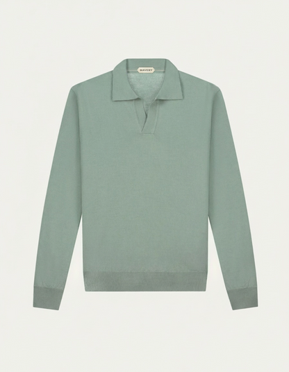 Hudson™ | Buttonless Polo 100% Cashmere