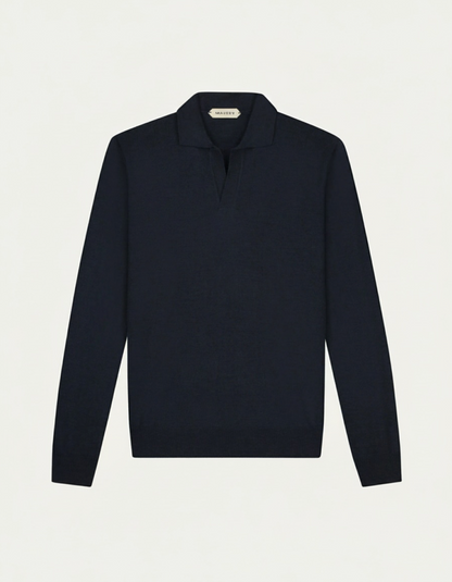 Hudson™ | Buttonless Polo 100% Cashmere