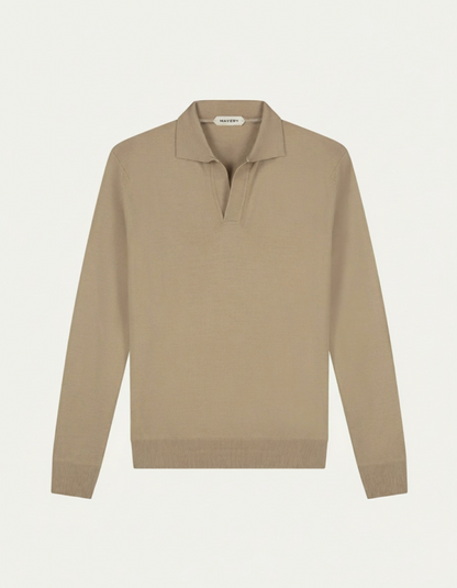 Hudson™ | Buttonless Polo 100% Cashmere