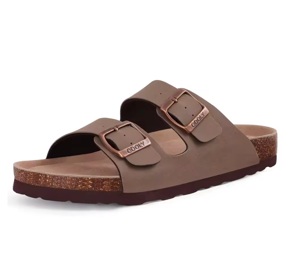 Aurio™ | Leather Sandals with Adjustable Buckle UNISEX