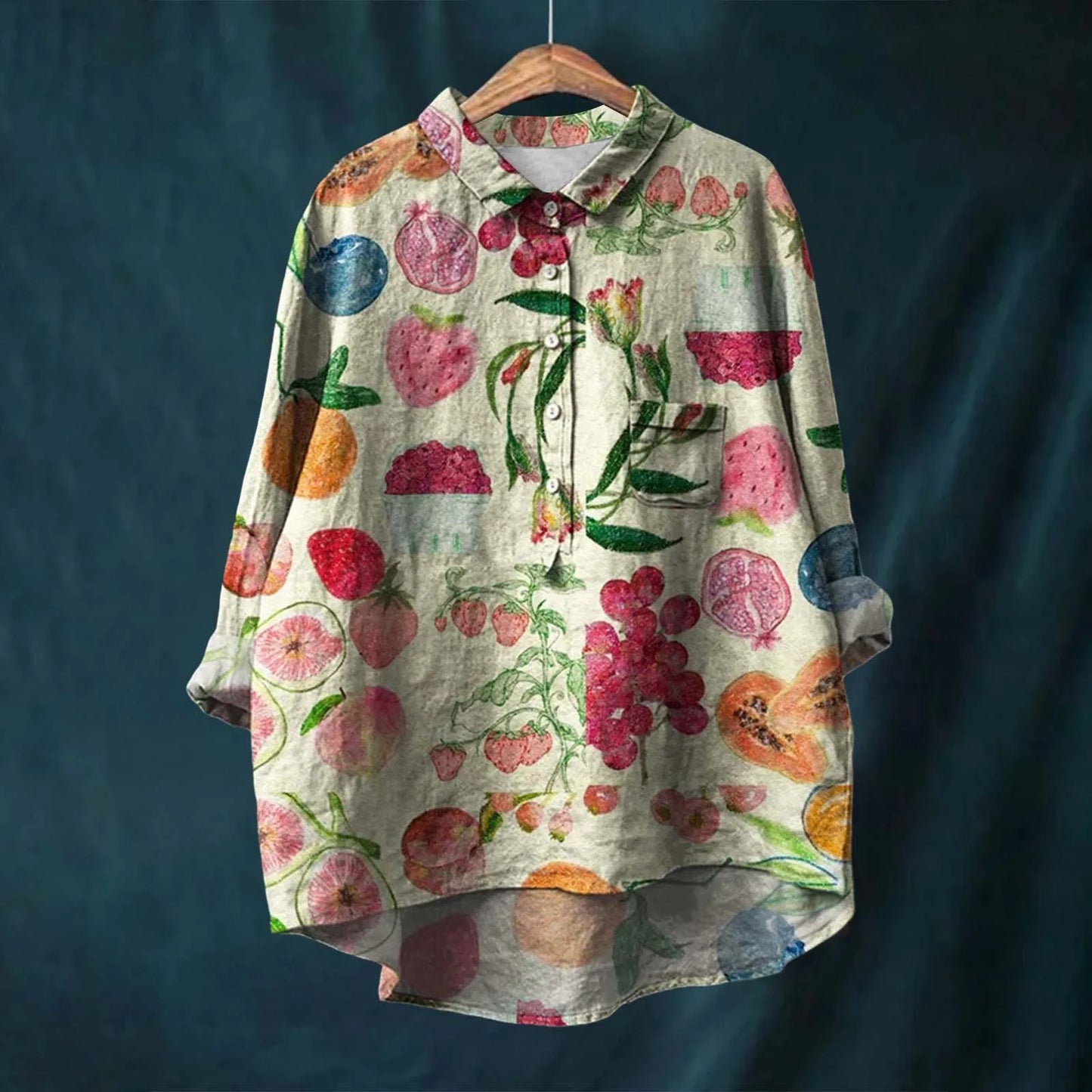 Aria | Elegant Floral Shirt